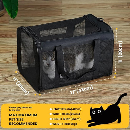Cat Carrier Bag, Soft-Sided Pet Carriers - Image 2