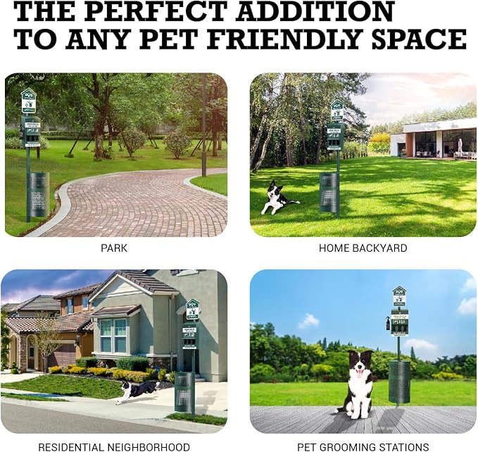 ALAGPRO® Dog Waste Station Outdoor Pet Waste Station - Image 6