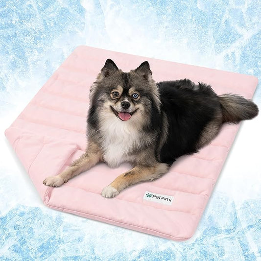 PetAmi Cooling Mat for Dog, Premium Pet Cooling Blanket for Crate Kennel by PetAmi