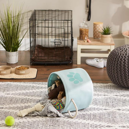 Bone Dry Pet Storage Collection Collapsible Bin, Small Round - Image 2
