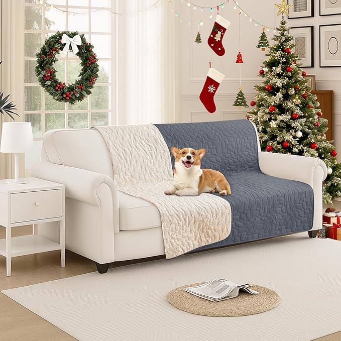 Waterproof Dog Bed Cover, Non-Slip Dog Blanket by CYCMACOHOME