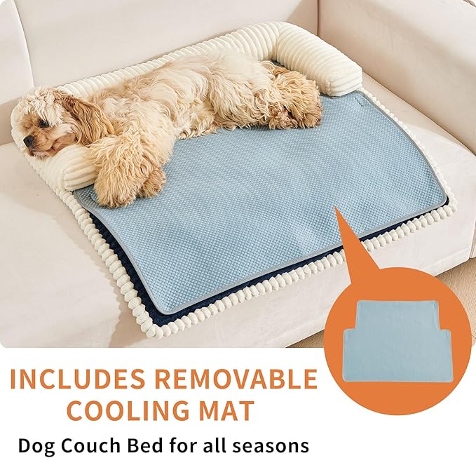 HAOMAIJIA Dog Couch Bed for Medium Dogs, Non Slip Pet Couch Covers for Sofa - Image 2