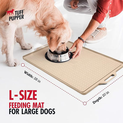 Tuff Pupper 28x20 Large Dog Feeding Mat - Image 2