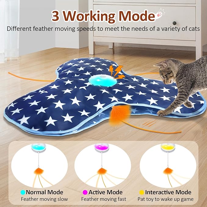 Interactive Cat Toy Rechargeable, Cat Exercise Toys - Image 4