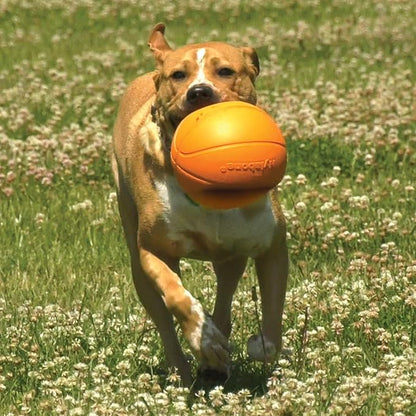 Nylabone Power Play Gripz Felt Basketball Rubber Fetch Toy, Squeaky Ball - Image 5