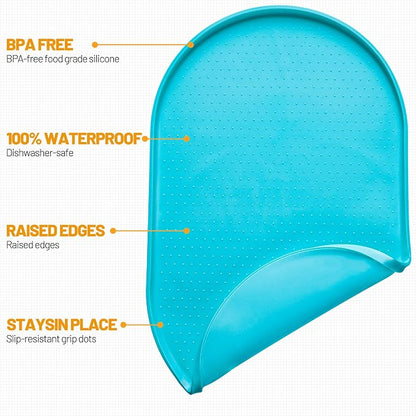 Hubulk 100% Waterproof Silicone Pet Feeding Mat - Image 2