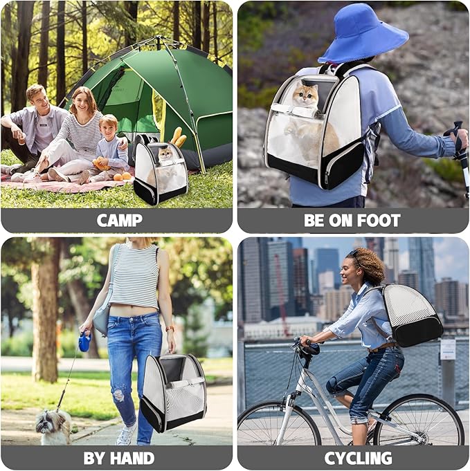 Cat Backpack Carrier, Pet Carrier Airline Approved - Image 7