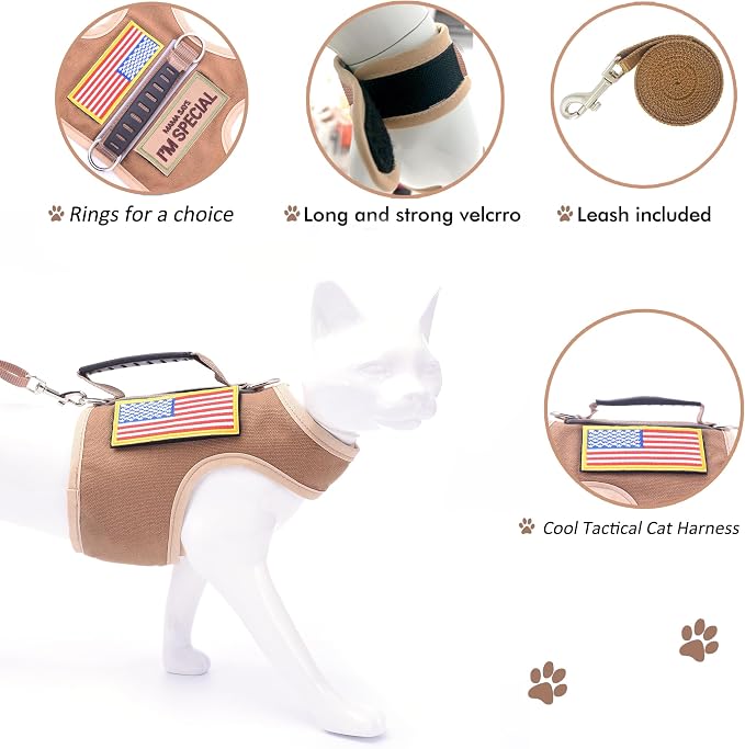 Tactical Kitty Harness and Leash - Image 3