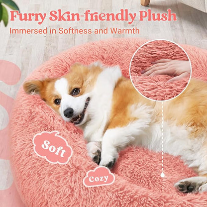 rabbitgoo Calming Dog Bed for Small Medium, 30 inches Pet Bed Machine Washable - Image 2