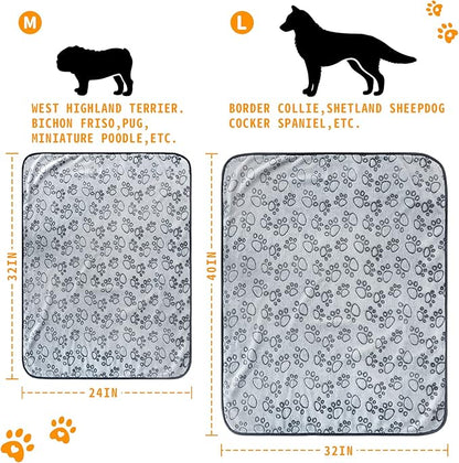 LOKOZ 2 Pack Dog Blanket for Small Medium Dogs, Soft Washable Fleece Pet - Image 3