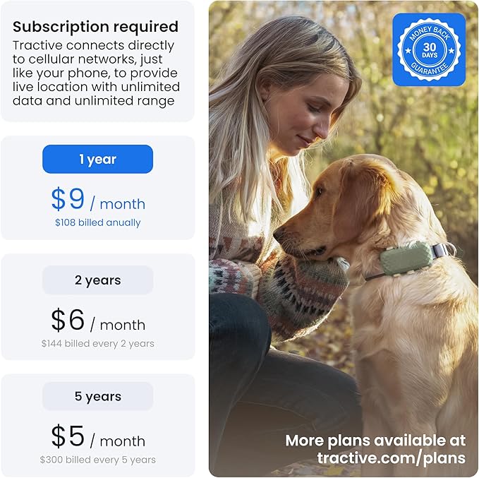 Tractive XL Smart Dog GPS Tracker | Live Pet Tracker - Image 6