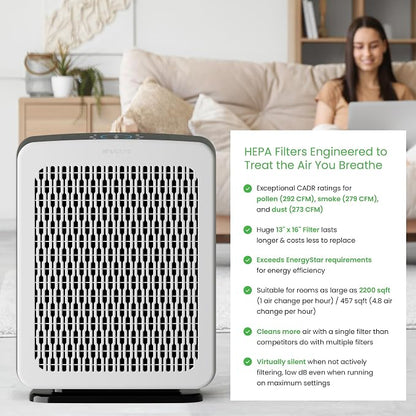 EP-300 EnviPure HEPA Air Purifier – Large Room Air Purifier Covers Up to 2200 - Image 5