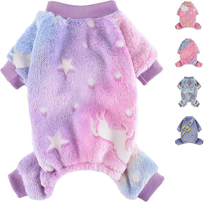 Dog Sweaters Small Girl Warm Fleece Pajamas, Cute Extra Small Dog Clothes by Unknown