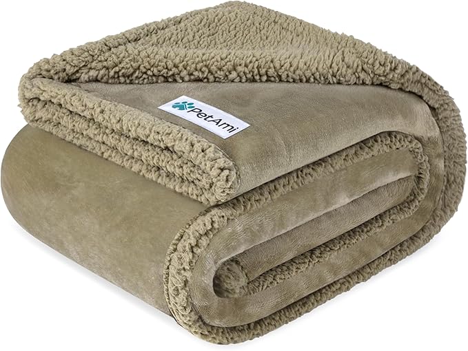 PetAmi Waterproof Dog Blanket for Medium Large XL Dog Puppy Cat Throw for Couch by PetAmi