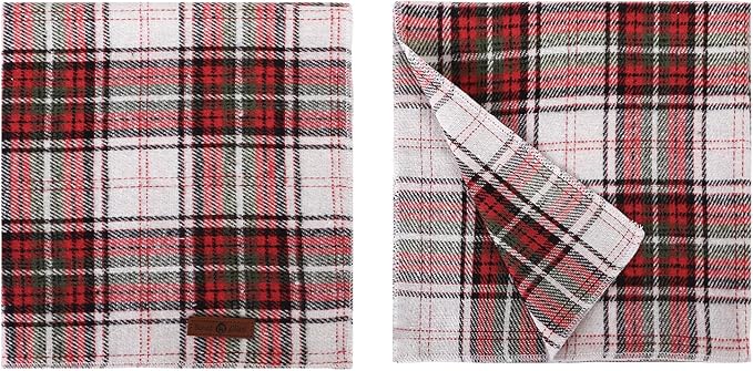 Lionet Paws Christmas Dog Bandana Washable Cotton Handkerchief Scarf Triangle - Image 4