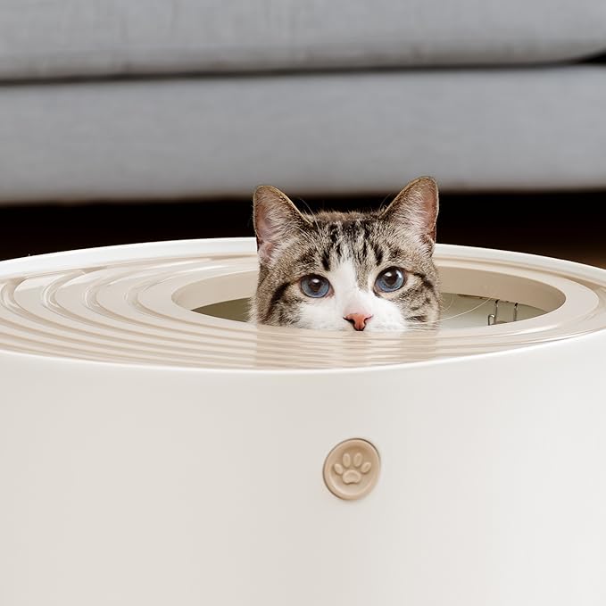 IRIS USA Cat Litter Box, Large Top Entry - Image 7