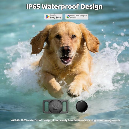 Pet Tracker, GPS Collar for Dogs Smart tag, Waterproof Compatible - Image 3