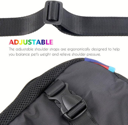 Dog Carrier Legs Out Front Pet Carrier Backpack Adjustable Puppy Cat Small Bag - Image 3