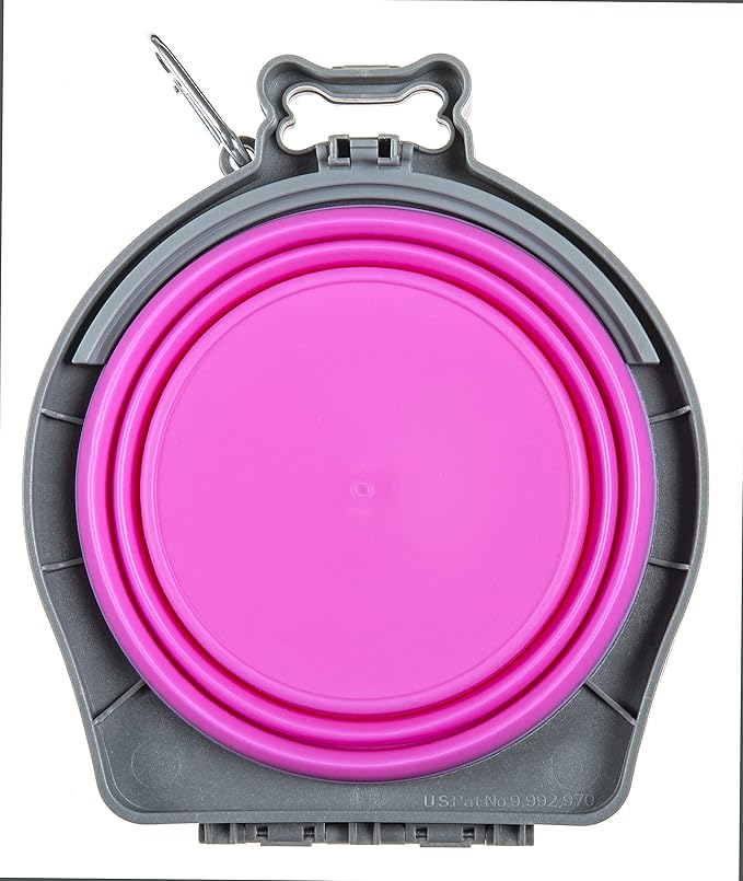 Loving Pets - Bella Roma Double Diner Portable Travel Dog Bowls Collapsible - Image 4