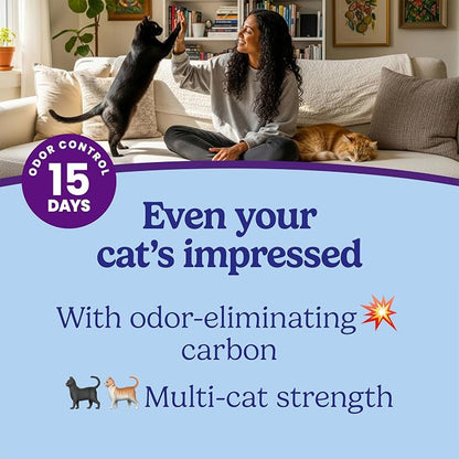 Fresh Step Clumping Cat Litter, Long Lasting Odor Control Kitty Litter - Image 3