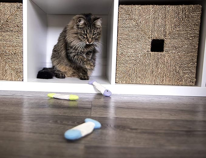 SmartyKat Fish Flop Crinkle Catnip Cat Toys - Image 4