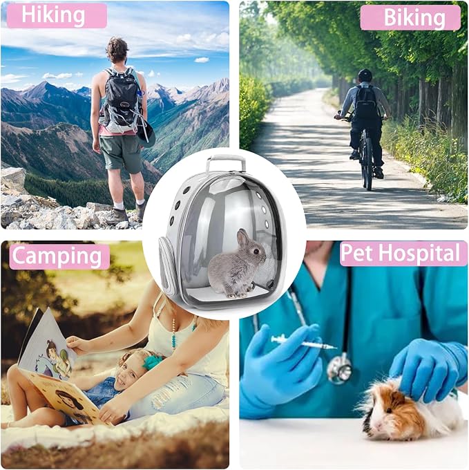 Small Pet Carrier Backpack Rabbit Carrier - Image 6