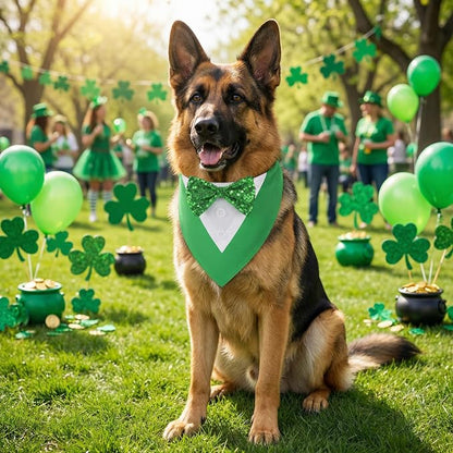 ADOGGYGO St.Patrick's Day Dog Tuxedo Bandana - Image 3