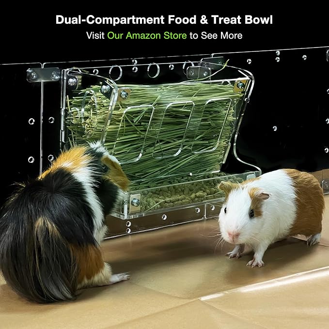 GuineaLoft™ 2-in-1 Hay & Food Feeder - Image 8