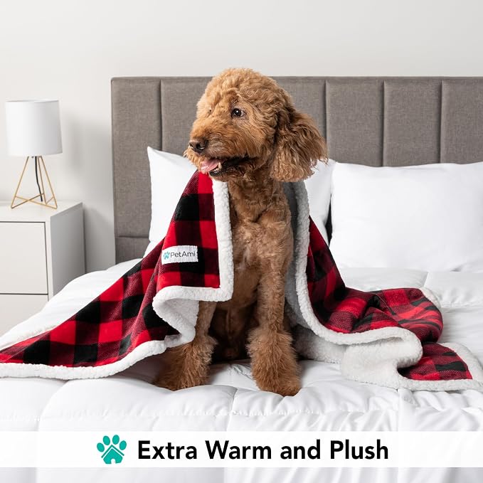 PetAmi Dog Blanket for Medium Large Dogs, Pet Bed Blanket Cat Puppy Kitten - Image 4