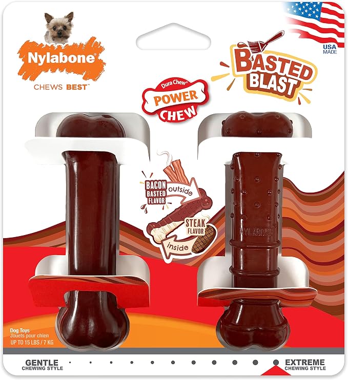 Nylabone Original & Textured Bone Power Chew Toy - Image 11