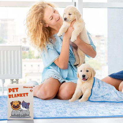 Stuffed Dog Blanket, Premium Soft Throw Flannel Fleece Blanket - Image 6