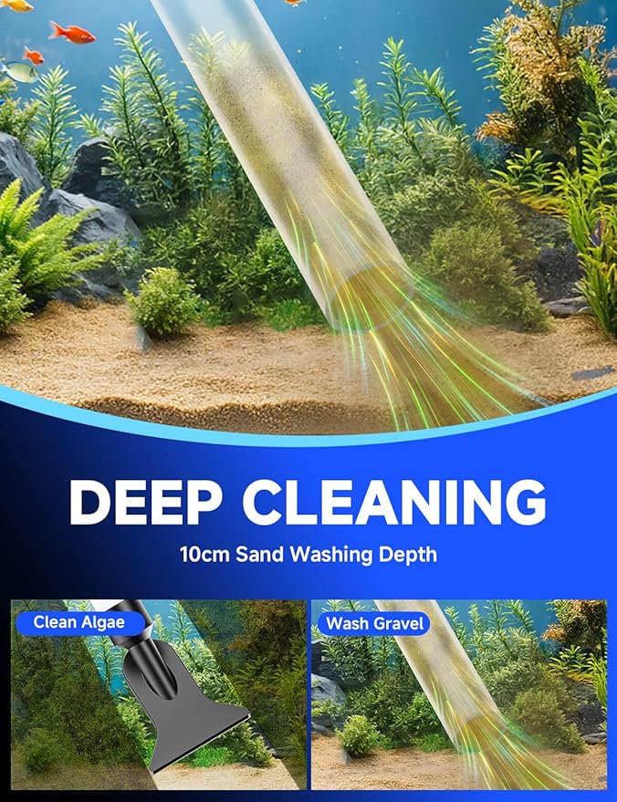 VIPASKA Electric Aquarium Gravel Cleaner Kit - Image 4
