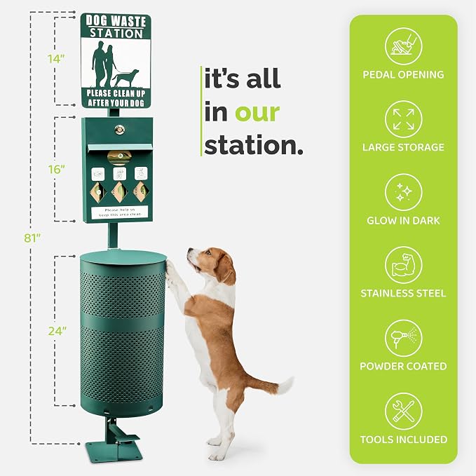 Hands-Free Dog Waste Station Outdoor - Image 2