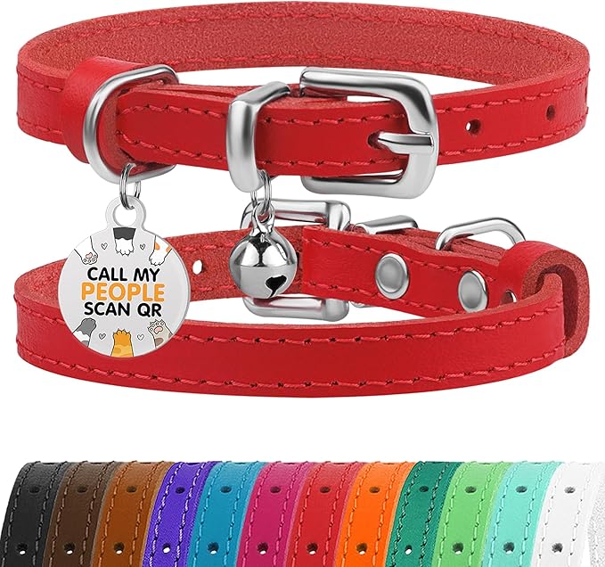 BRONZEDOG Leather Cat Collar by BRONZEDOG