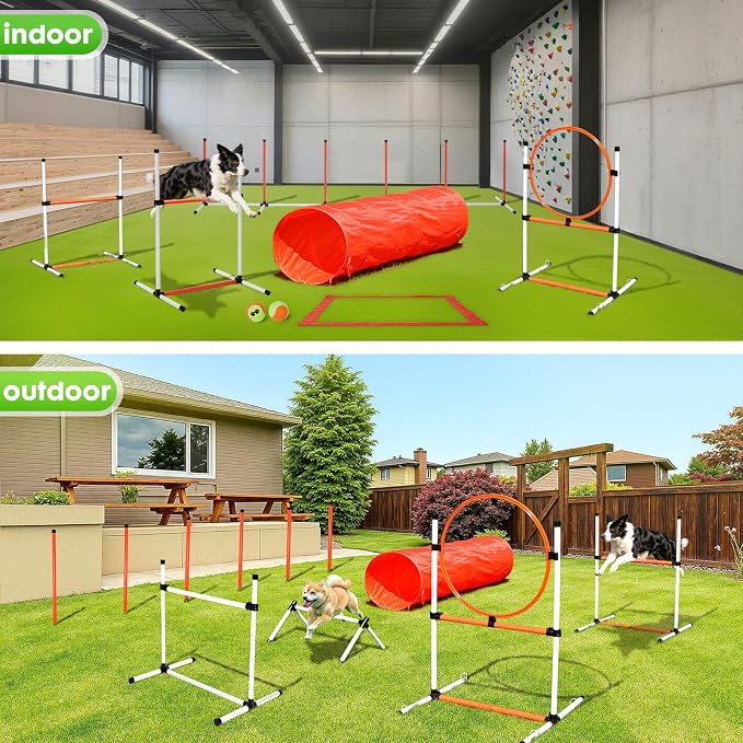 Dog Agility Course Backyard Set, Dog Agility Equipment, Pet obstacle Course - Image 7