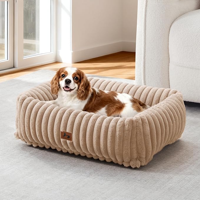 Washable Dog Bed for Small Medium Dogs by WARMREST