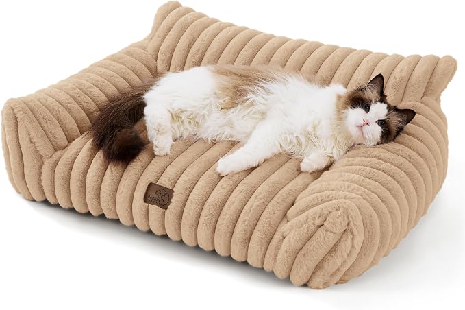 Bedsure ComfyFleece™ Cute Cat Couch - Image 8