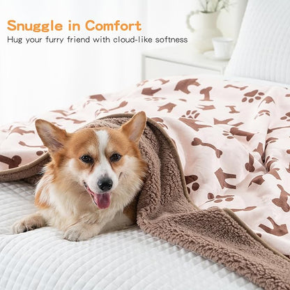 Waterproof Dog Blankets Pet Blanket, Soft Fluffy Sofa Car Bed Protector - Image 5
