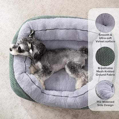 INVENHO Large Dog Beds Large Sized, Washable Orthopedic Warming Soft Sleeping - Image 2