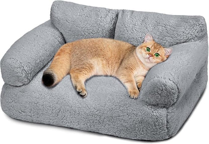 Large Cat Beds for Indoor Cats, Dog Couch Bed, Cute Cat Couch Sofas for Less - Image 2
