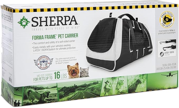 Sherpa Forma Frame Crash-Tested Travel Pet Carrier, Airline Approved & - Image 6