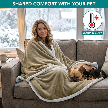 PetAmi Waterproof Dog Blanket for Medium Large Dog Puppy Cat Throw for Couch - Image 4