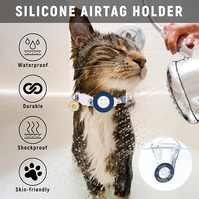 Airtag Cat Collar, JXFUKAL Kitten Collar Breakaway - Image 6