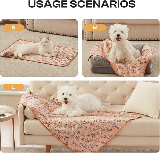 Luciphia 1 Pack 3 Blankets Super Soft Fluffy Premium Fleece Pet Blanket Flannel - Image 4