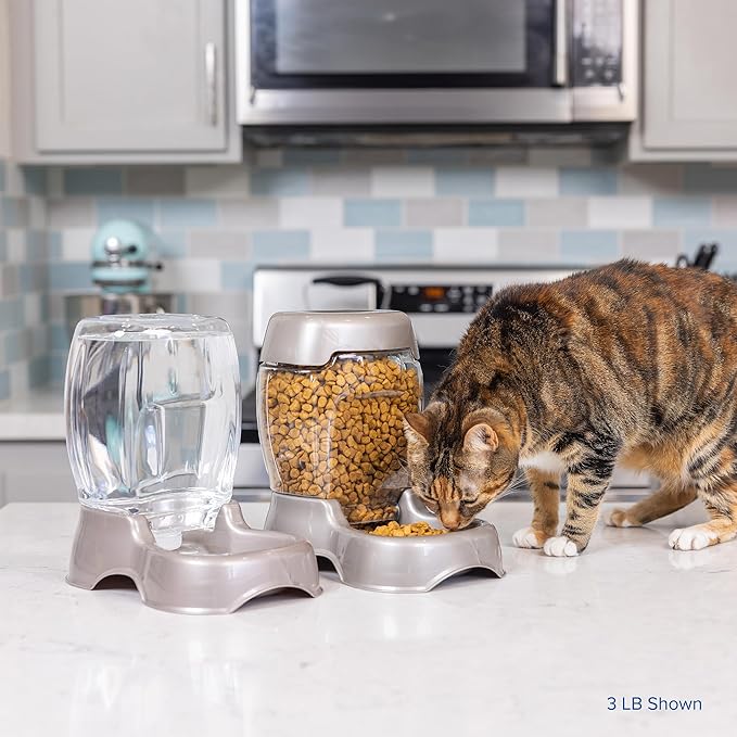 Petmate Pet Cafe Feeder Dog and Cat Feeder Pearlescent Colors 3 Sizes, Made in - Image 7