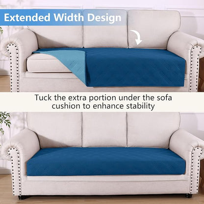 hyha Waterproof Dog Blanket, Reversible Pet Bed Blanket, Soft Sofa Couch Cover - Image 2