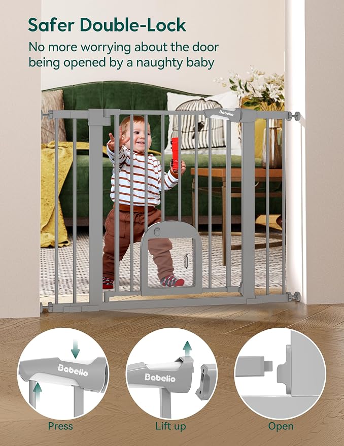Babelio 29-48" Extra Wide Baby Gate - Image 4