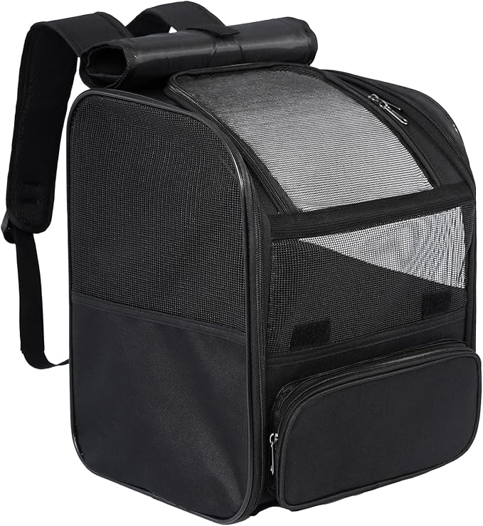 Pesen Cat Backpack Carrier, Breathable & Foldable Pet Carriers by Unknown