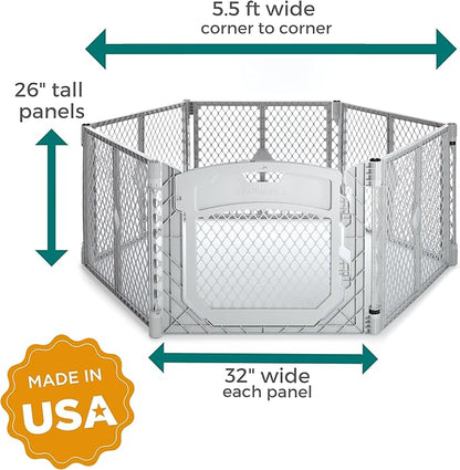 MyPet North States Petyard Plus: 5.5 Ft. Wide Folding Dog Playpen Indoor or - Image 8