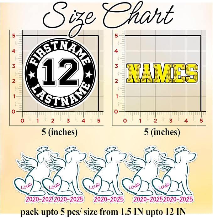 Custom Pet Memorial Heart Name Sticker Personalized Text Loss of Dog Decal - Image 5